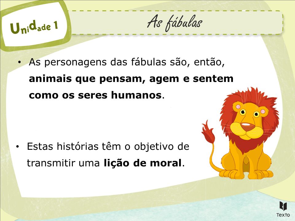 Plano de aula: Fábulas