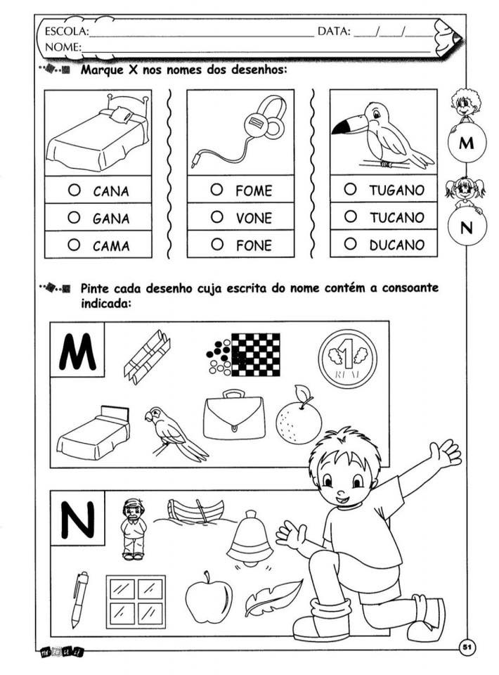 Plano de aula: M e N