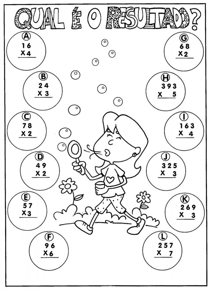 Atividades multiplicação
