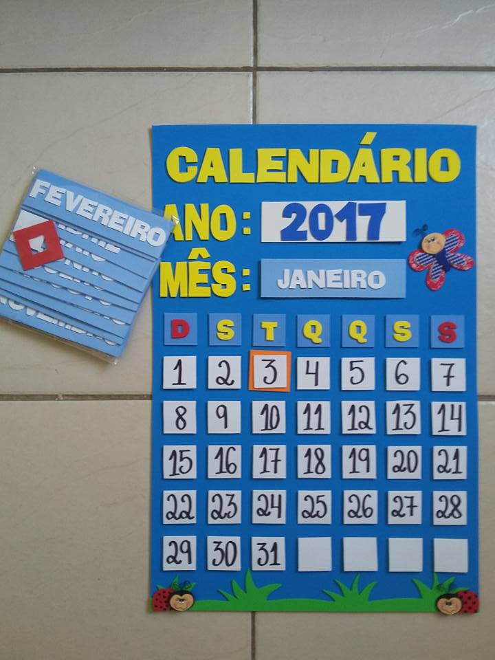 Ideias de calendários para sala de aula
