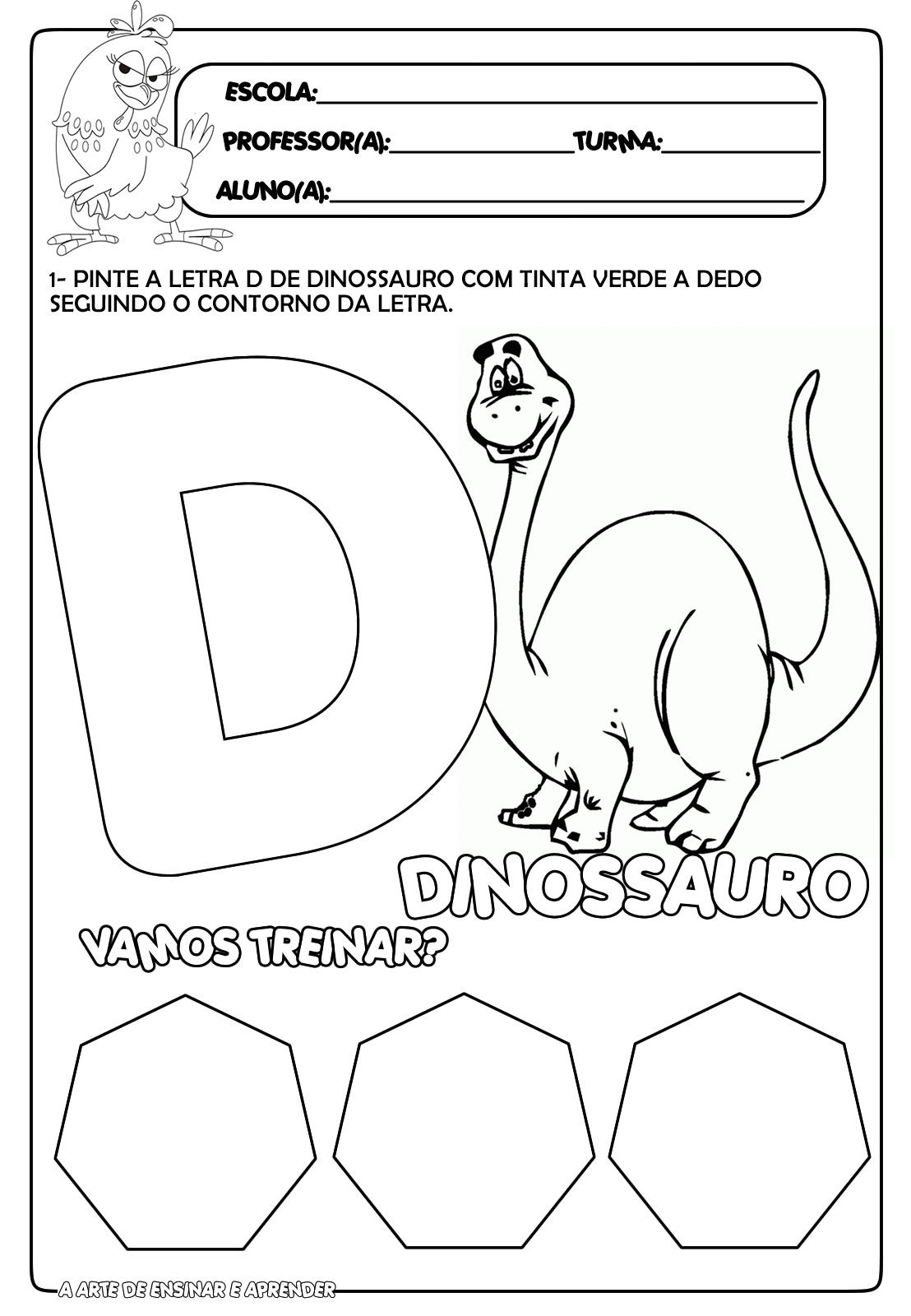 Atividades didáticas: Letra D