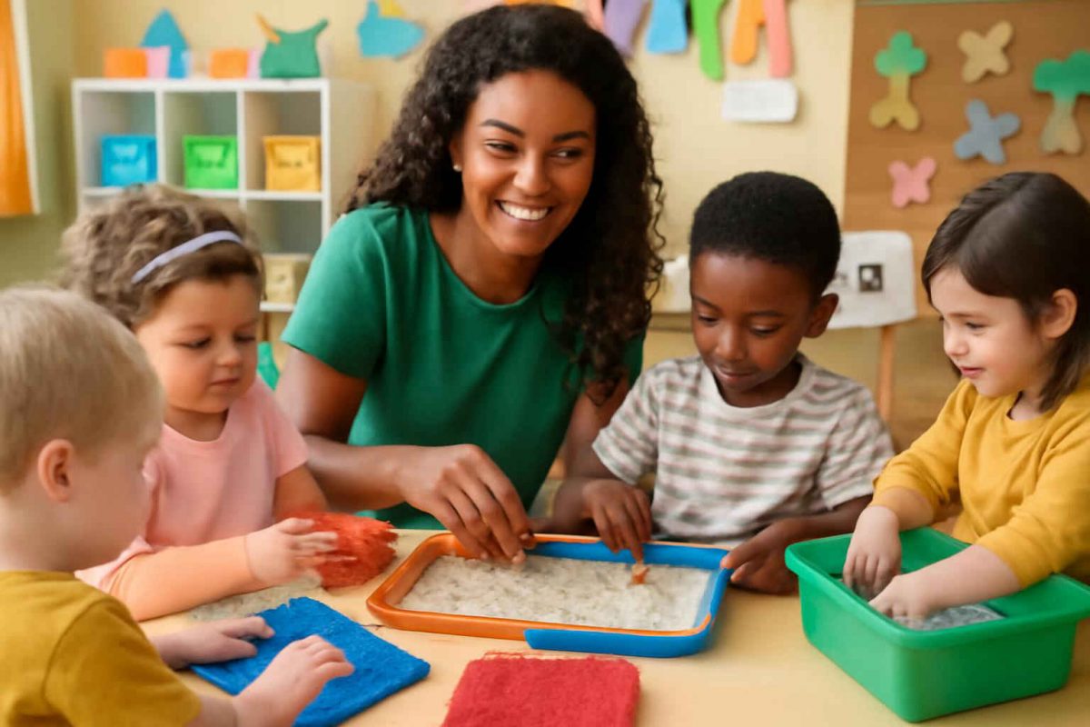Como adaptar materiais pedagógicos sensoriais na educação infantil para inclusão