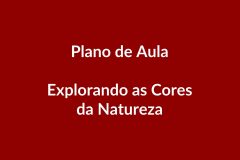 Plano de Aula BNCC – Explorando as Cores da Natureza – Educação Infantil