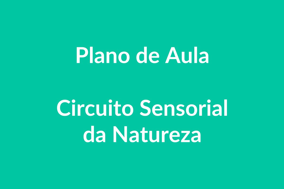 Plano de Aula – Circuito Sensorial da Natureza – Educação Infantil – BNCC
