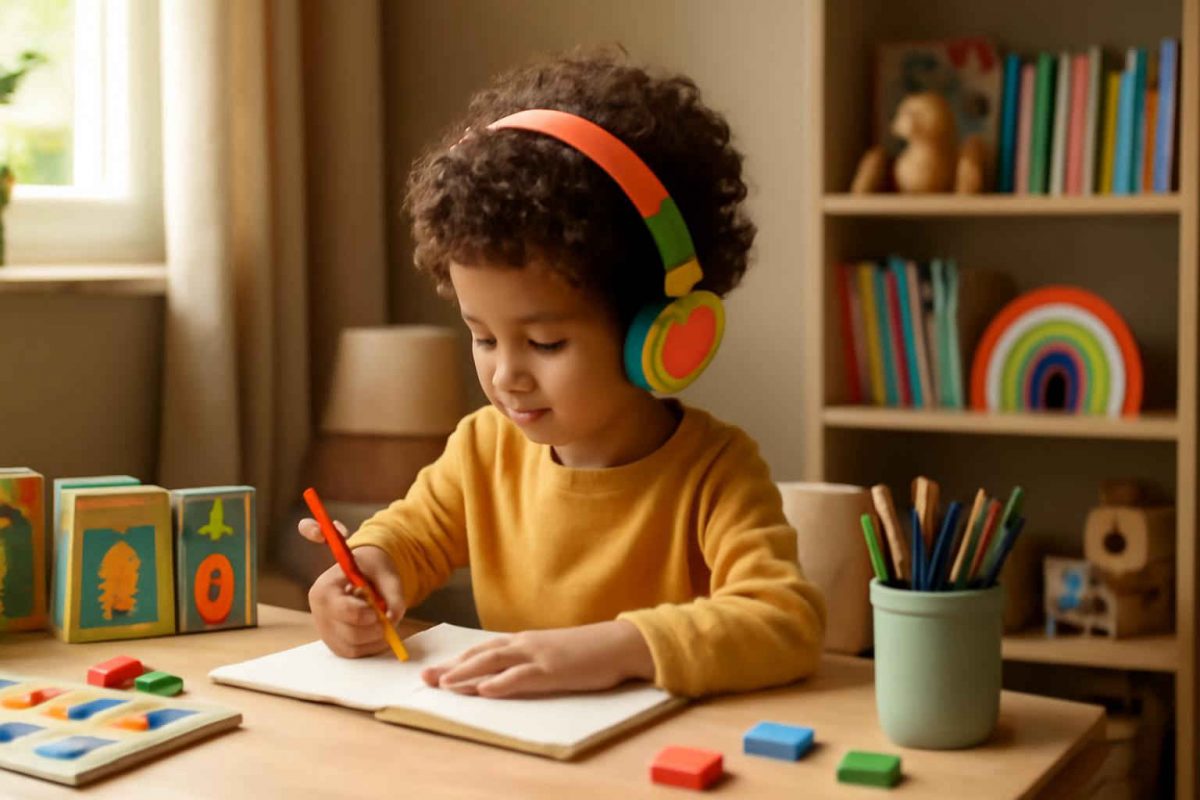 Como escolher fones de ouvido infantis para aprender inglês