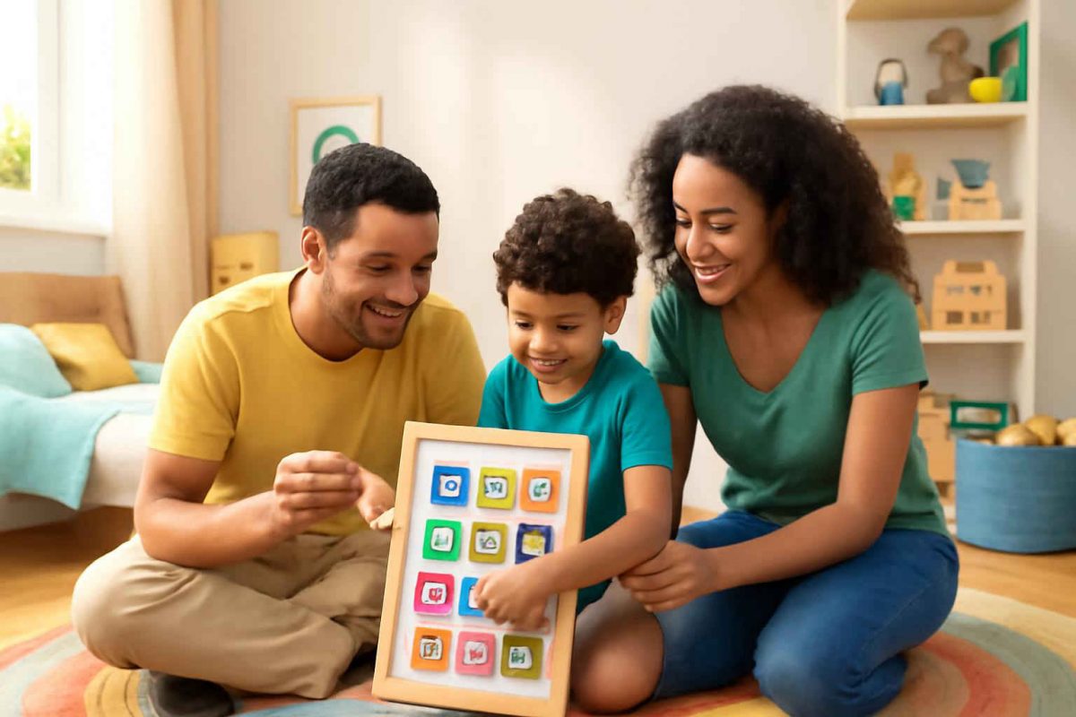 Como criar um quadro de rotina bilíngue infantil em casa